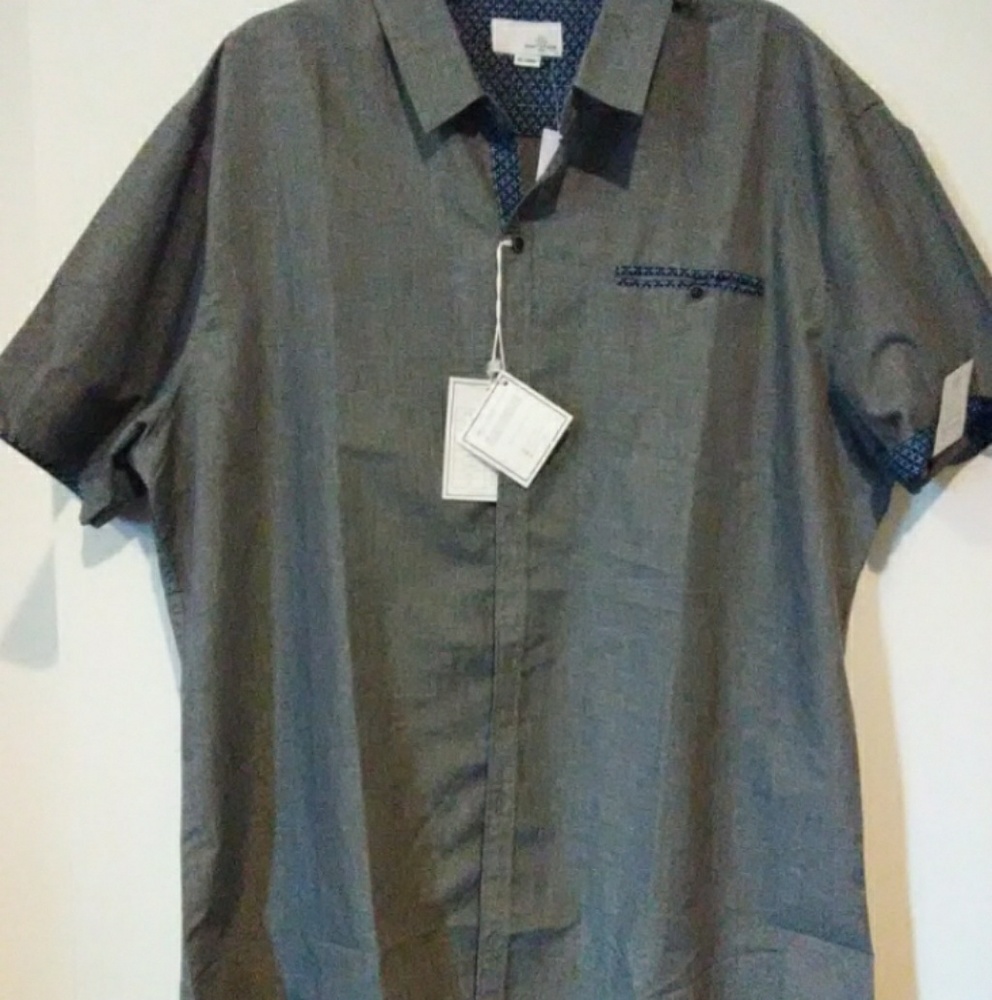 NWT CRAFT+FLOW XX LARGE MENS GRAY SHIRT